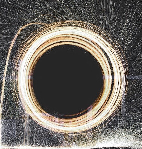 lights circle spinning