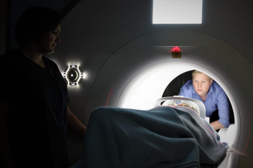 fMRI brain scan machine