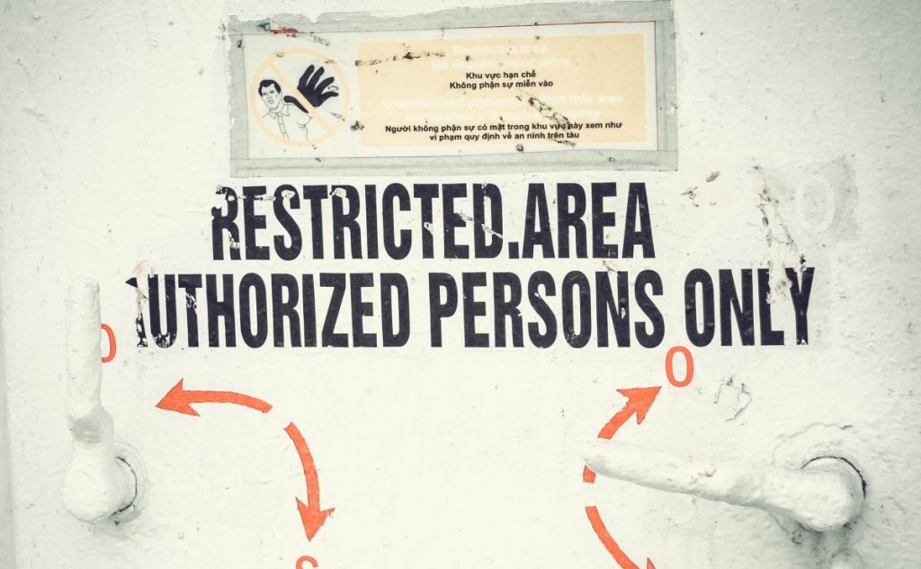 restricted area rules