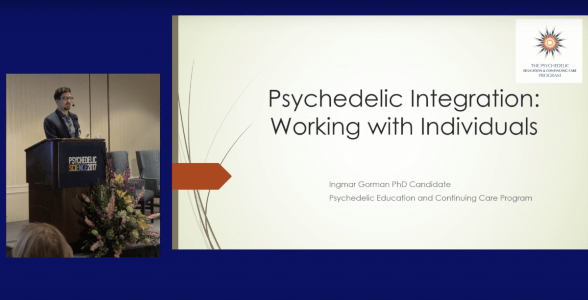 Ingmar Gorman psychedelic integration science conference
