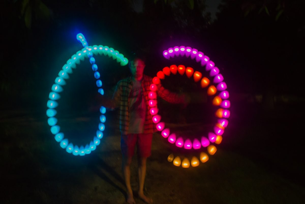 shane mauss poi lights trippy psychedelic