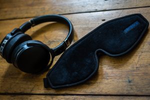 headphones eye mask psychedelic therapy equipment