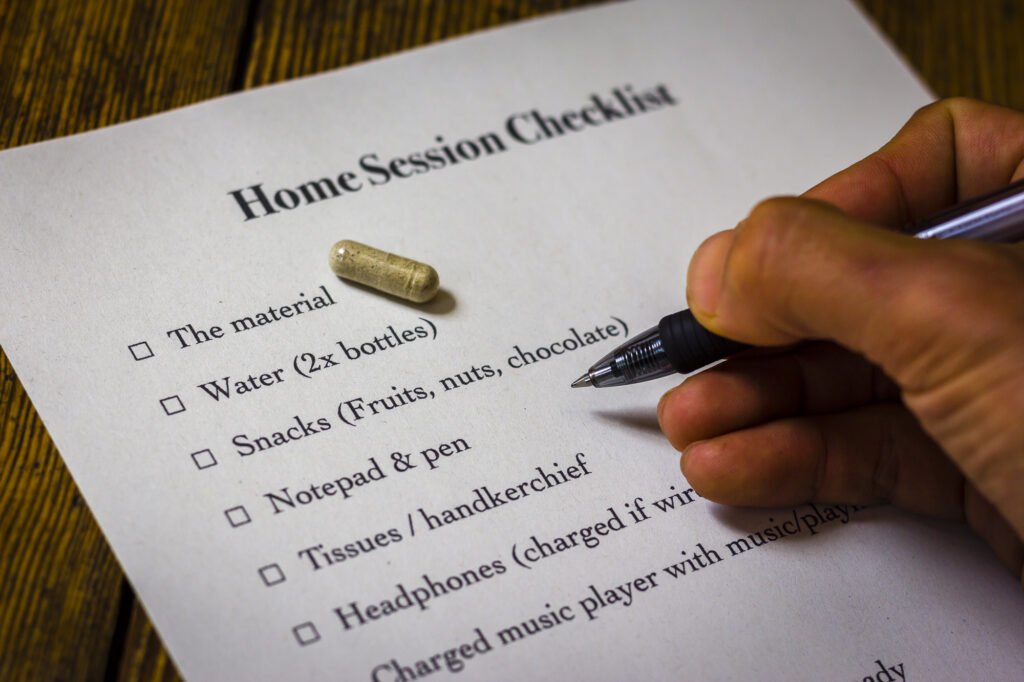 trip home session checklist
